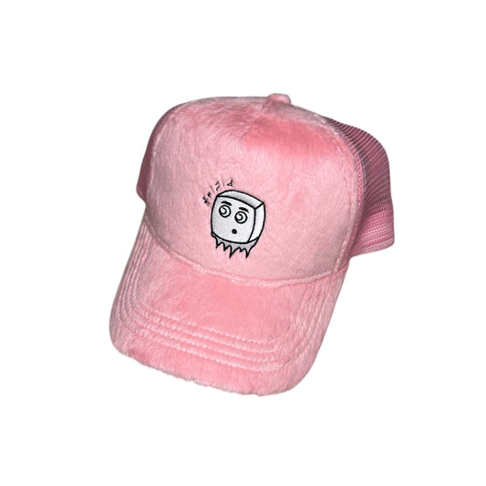 Kori Pink Fur Trucker Hat